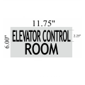 Alumetal Aluminum Elevator Embossed Sign Extrusion Room Real Estate Signs